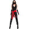 Halloween Woman Warrior Cosplay Pirate Costume Role Play Black Cosplay Cloth Costumes, XL, Chest: 80-100cm, Waistline: 74-85cm,, Size: XL