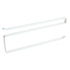Stainless Metal Kitchen Toilet Paper Towel Rack Paper Towel Roll Holder Cabinet Hanging Shelf Preservative Film Storage Rack,Size: 26*10.8*1.5cm