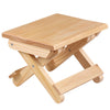 Pine Folding Square Bench Portable Home Outdoor Fishing Chair Bench,Size: 19x24x17.8cm, Folding Square Bench