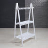 Solid Wood Folding Multi-layer Flower Plate Storage Shelves Shoe Rack, Size: 90x50x30cm