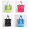 Portable Double Layer Mesh Sport Duffel Beach Picnic Shoulder Storage Bag Handbag, Double Layer Handbag(Blue), Double Layer Handbag(Red), Double Layer Handbag(Black), Double Layer Handbag(Green)