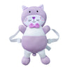 Breathable Purple Cat Pattern Shockproof Head Pad for Baby Children Waliking, Purple Cat
