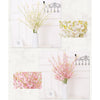Home Wedding Party Decor Silk Orchid DIY Artificial Flower Phalaenopsis Bouquets, Random Color Delivery, 5 Heads/Bouquet