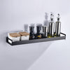 50cm Kitchen Multi-function Wall Hanging Holder Seasoning Storage Rack, 50cm(Black)