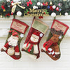 Christmas Ornament Decoration Merry Christmas Christmas Big Stocking Gift Bag Pendant, Snowman, Santa Claus, Elk
