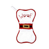 CX20223 Multi-function Bone Shape Christmas Sock Gift Bag Knife Fork Sleeve Christmas Tree Pendant Decoration, Bone Shape