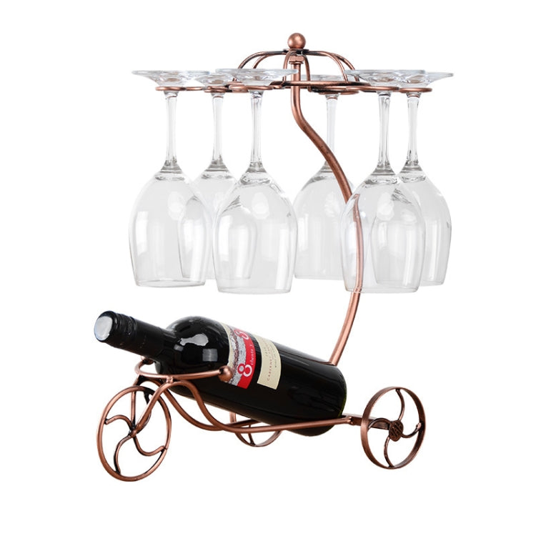 Dining Bar Wine Cabinet Fashion Creative Wrought Iron Decorations Six Wine Glasses Rack Wine Rack, Creative Wine Rack
