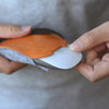 European Style Elastic PU Leather Fur Felt Mouse Storage Bag for