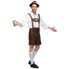 Halloween Costume Men Beer Costume Oktoberfest Suits England Style Stage Performance Cosplay Clothing, Size:XL, Bust: 110cm, Waistline: 103cm, Clothes Length: 71cm, Long Pants: 51cm, Size: XL Adult