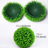 Artificial Green Eucalyptus Plant Ball Topiary Wedding Event Home Outdoor Decoration Hanging Ornament, Diameter: 15 inch, 15 inch