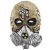 Halloween Festival Party Latex Biochemical Gas Mask Skeleton Frightened Mask Headgear, Biochemical Gas