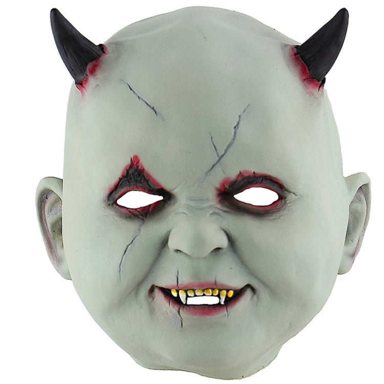 Halloween Festival Party Latex Devil Vampire Frightened Mask Headgear, Devil Vampire