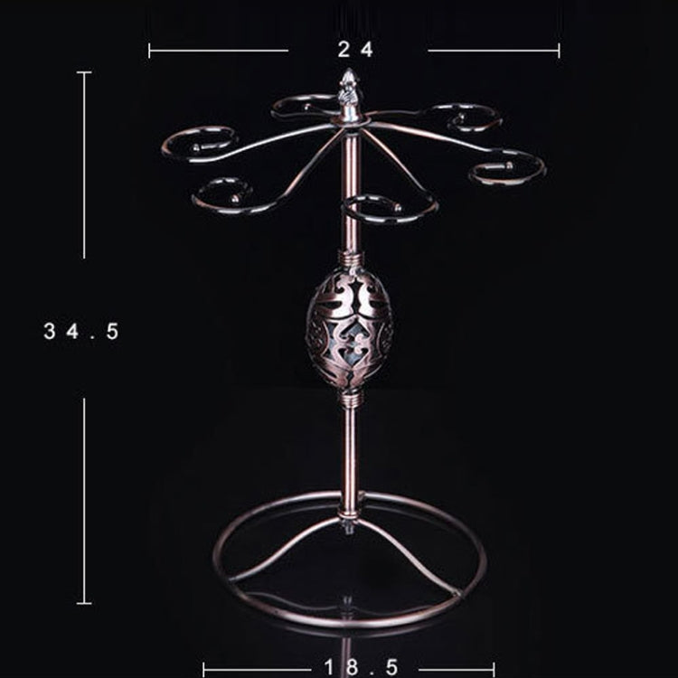 Iron Hanging Wine Glass Shelf Drain Rack Goose Egg Cup Holder, TC-1007