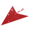 30cm Diagonal (Full Extended) Christmas Decoration 3D Holographic Paper Pentagram, Random Color Delivery, 90cm