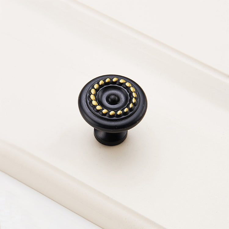 6071 Single Hole Black Brass Antique Drawer Gradevin Cabinet Handle, 6271