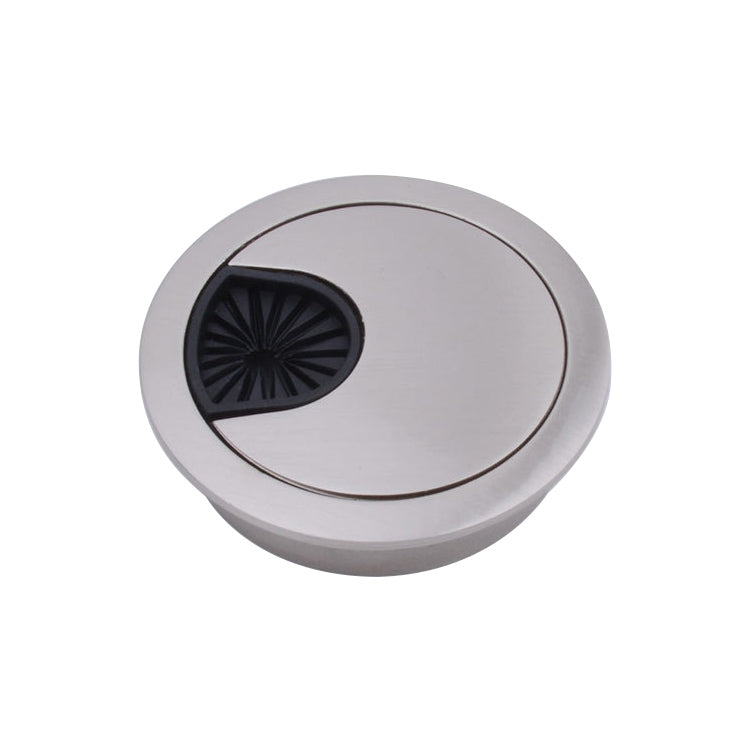 2 PCS Desk Computer Desktop Zinc Alloy Round Threading Box Hole Cover, Hole Diameter: 50mm (Bright Gold), 50mm