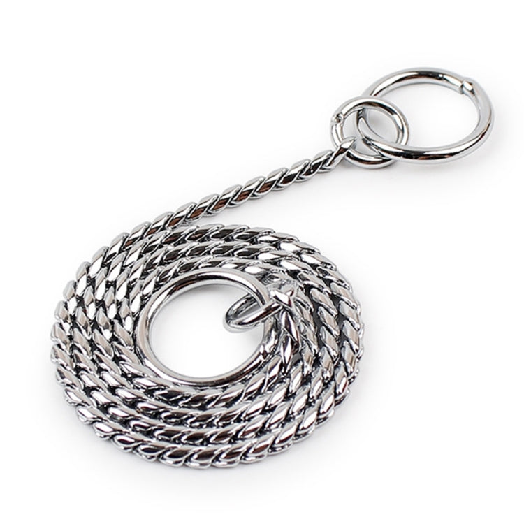 35cm Pet P Chain Pet Collars Pet Neck Strap Dog Neckband Snake Chain Dog Chain  Solid  Metal Chain Dog Collar, 35cm x 2mm