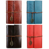 Creative Retro Autumn Leaves Pattern Loose-leaf Travel Diary Notebook, Size: M, M