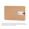 Business U-shaped Wooden Maple Card Holder Credit Card ID Case Holder, U-shaped&vertical