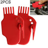 2 PCS Universal Sweeping Robot Accessories Flat Brush Cleaner for