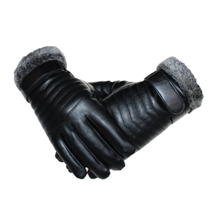 Protective Riding Winter Outdoor Sports Touch Screen Thickened Splashproof Windproof Warm Gloves for Male, 8314