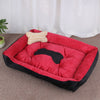 Dog Bone Pattern Big Soft Warm Kennel Pet Dog Cat Mat Blanket, Size: XL, 90×70×15cm, Size: XL