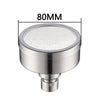 Removable and Washable 304 Stainless Steel Round Pressurized Top Spray Shower Head, Size: 80mm, Pattern C