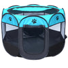Fashion Oxford Cloth Waterproof Dog Tent Foldable Octagonal Outdoor Pet Fence, S, Size: 73 x 73 x 43cm(Blue)