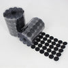 1000 PCS 16mm Round Nylon Adhesive Hook and Loop Fastener, 15mm (Black), 15mm (White)