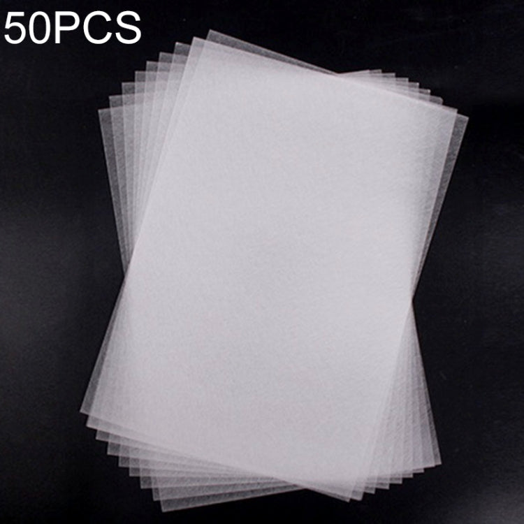 50 PCS Translucent Rough Grinding Heat Shrink Film DIY Heat Shrink Film, DIY Heat Shrink Film (Rough Grinding)