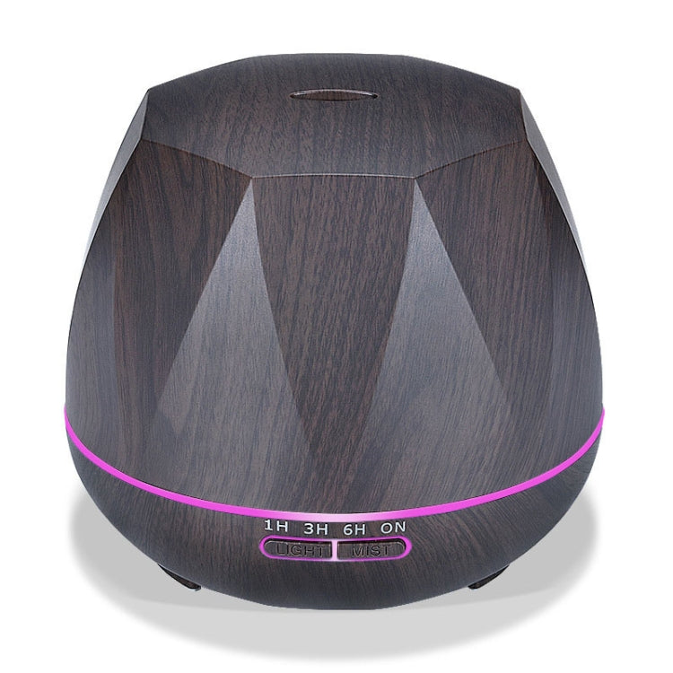 Diamond Wood Grain Remote Control Ultrasonic Humidifier Aromatherapy Machine Automatic Alcohol Sprayer with LED Lights, Capacity: 400mL, US Plug (Light Wood Color), Diamond Dark Wood Color, Diamond Light Wood Color, Peach Shape Dark Wood Color���������...