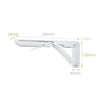 12 inch Wall-mounted Foldable K-shaped Storage Shelf for Dining Table