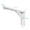 12 inch Wall-mounted Foldable Spring Storage Shelf for Dining Table