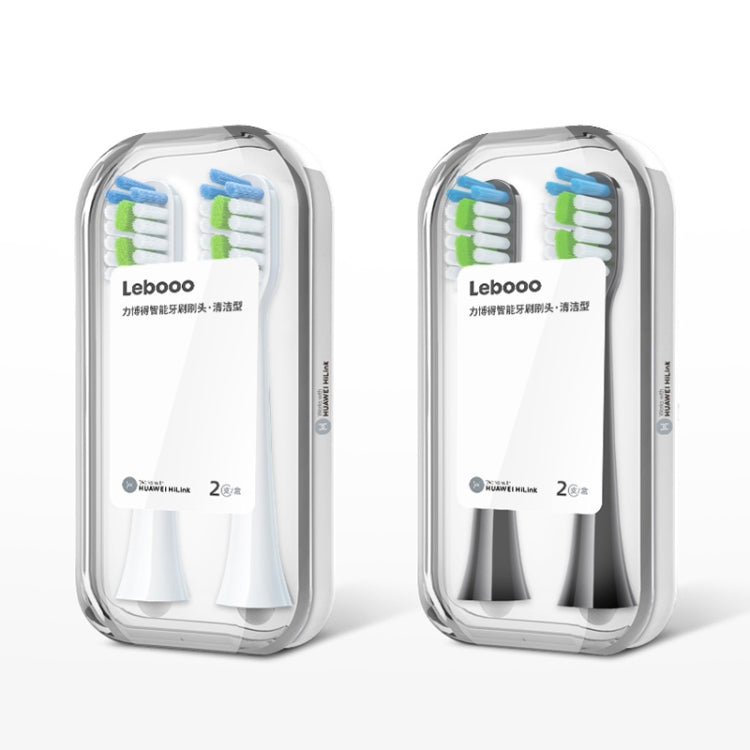 HUAWEI Lebooo LBS-T053A 2 PCS Smart Toothbrush Head (for HCB0001), LBS-T053A Toothbrush Head (White), LBS-T053A Toothbrush Head (Black)