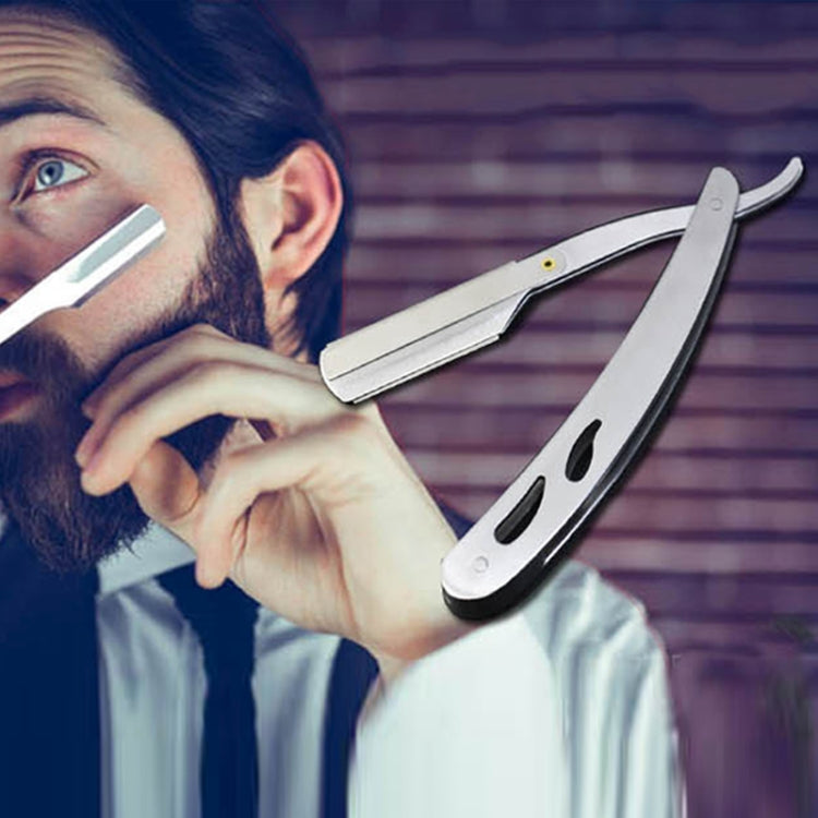 Hairdresser Vintage Razor Stainless Steel Double-sided Blade Holder