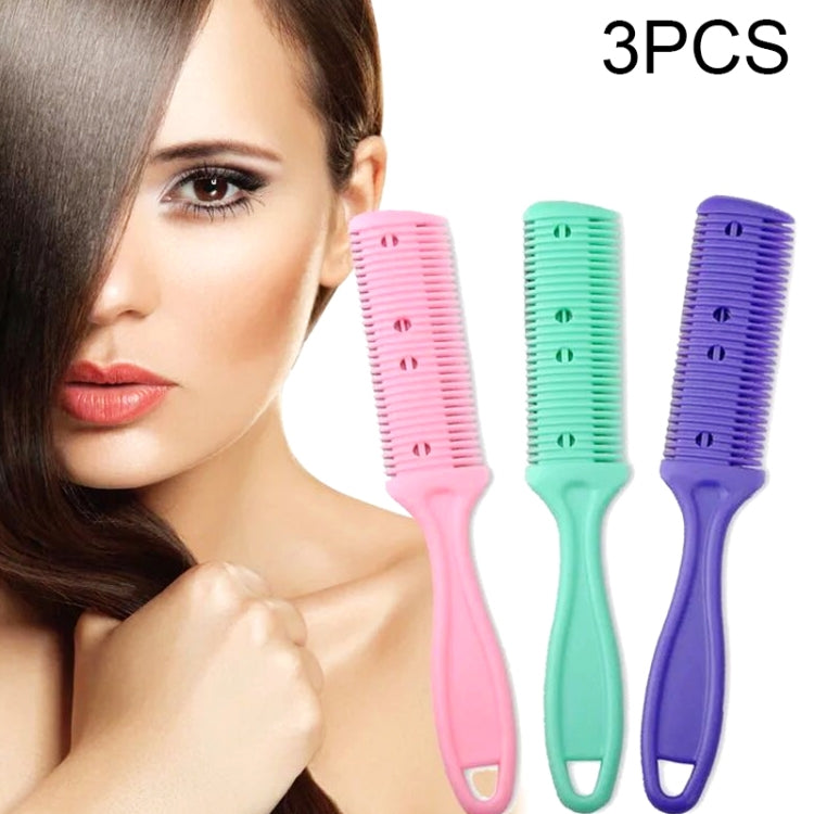 3pcs Hair Tools Double-sided Knife Hair Comb Hair Bangs Trimmer