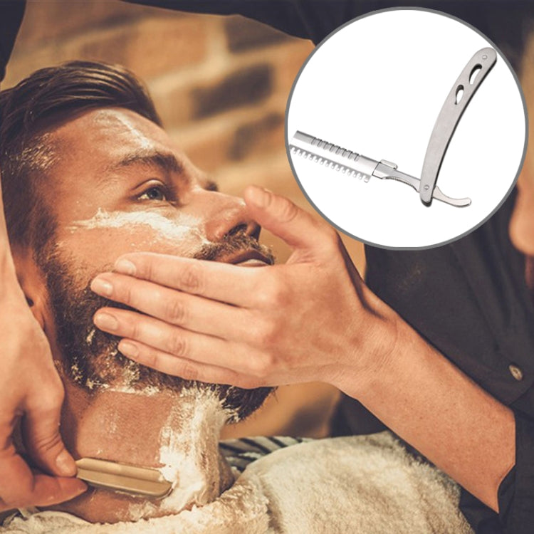 Vintage Manual Razor Blade Holder Shaving Eyebrow Chimer Haircut