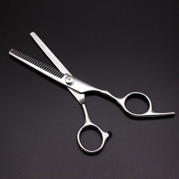 Fashion Durable Sharp Hairdressing Hair Cutting Shears/Scissors and Barber Thinning Tooth Shear(Silver Thinning scissor), Thining scissor