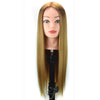 Practice Disc Hair Braided Mannequin Head Wig Styling Trimming Head Model, Yellow, Brown, Black, Grey, Marron, Purple, Beige, Sky Blue