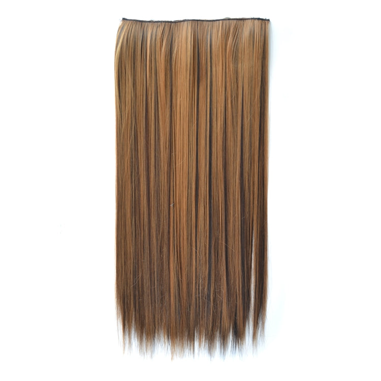 27H4# One-piece Seamless Five-clip Wig Long Straight Wig Piece, 27H4#