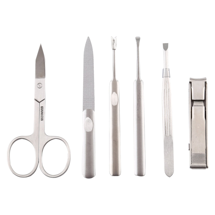 6 In 1 Classic Fashion Nail Care Clipper Pedicure Manicure Kits, 6 In 1