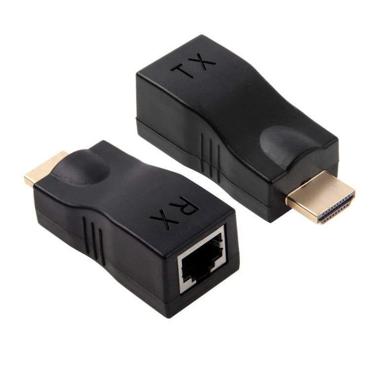 HDMI to RJ45 Extender Adapter (Receiver & Transmitter) by Cat-5e/6