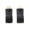 HDMI to RJ45 Extender Adapter (Receiver & Transmitter)  by Cat-5e/6 Cable, Support HDCP, Transmission Distance: 30m, Single RJ45 Black