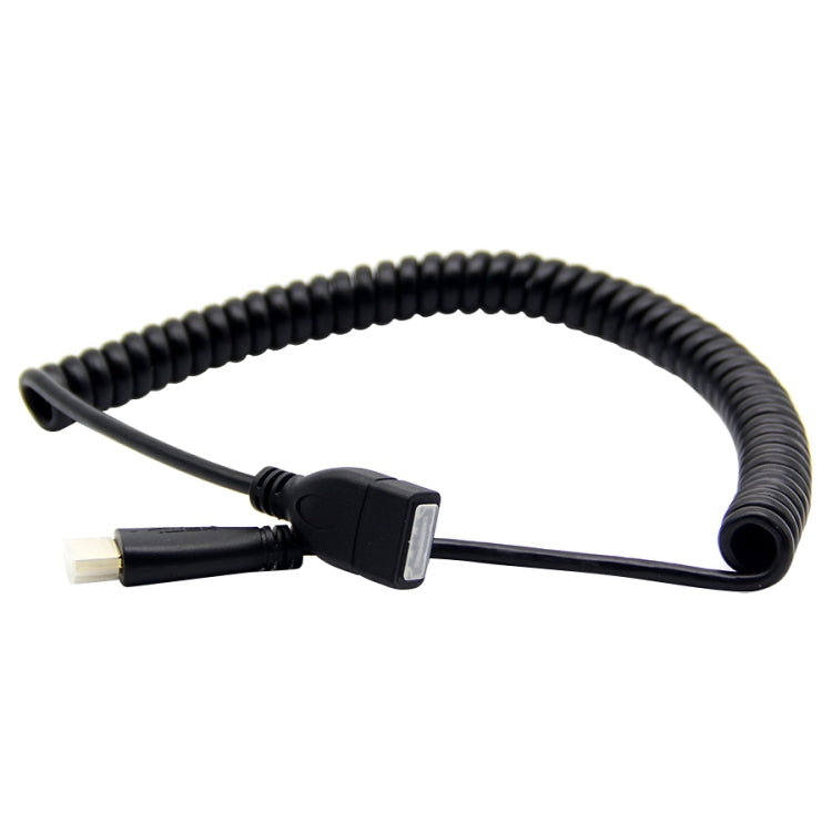 HDMI Male to HDMI Female Retractable Coiled Adapter Cable