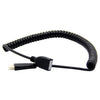 HDMI Male to HDMI Female Retractable Coiled Adapter Cable