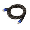 3m HDMI 1.4 Version 1080P Woven Net Line Blue Black Head HDMI Male to HDMI Male Audio Video Connector Adapter Cable, Length: 3m