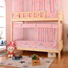 Students Dormitory Blackout Cloth Zipper Mosquito Net for 90cm Width Lower Berth (Plaid), 90cm Width Lower Berth (Pink Sailboat), 90cm Width Lower Berth (Grey Bear)