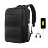 HAWEEL 14W Solar Panel Power Backpack Laptop Bag with Handle and 5V / 2.1A Max USB Charging Port, 14W Backpack 2