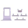 SIM Card Tray + Side Key for iPhone 11, For iPhone 11 (Purple)(Single card), For iPhone 11, For iPhone 11(Single card), For iPhone 11(Yellow)(Single card)
