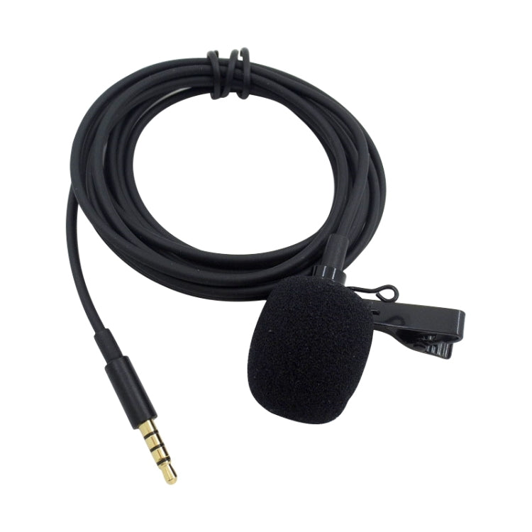 ZS0154 Recording Clip-on Collar Tie Mobile Phone Lavalier Microphone, Cable length: 1.2m, 1.2m